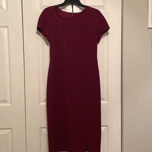 Maggy London Burgundy Sheath Dress